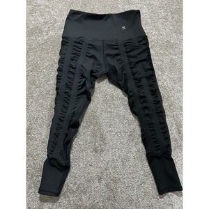 Skinnify Women's M Band Resistance Active Performance Legging Pocket Black